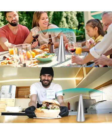 PIAOPIAONIU 4 PCS Fly Fan Outdoor Fly Fans for Tables Indoor Outdoor Meal Food Fly Fans Keep Flies Away from Your Food and Your Family - Buy Online on GoSupps.com