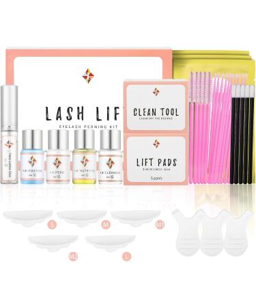 Eyelash Lift Kit 2023 Updated Premium Eyelash Lifting Perming Kit Complete Set Lash Extension Set Glue Upgraded Version Lash Extensions EMI-Permanent Curling Perming