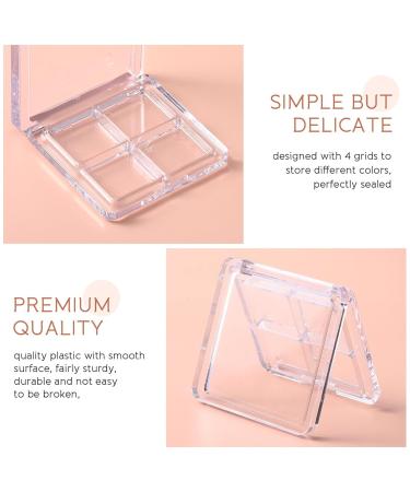 Beaupretty Empty Eyeshadow Palette - 2Pcs Makeup Tray for Eye Shadow Pigments | Ideal for Women & Girls - Buy Online on GoSupps.com