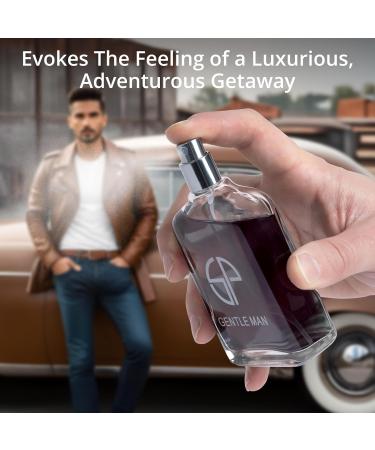 Gentleman Eau De Parum for Men Top Notes of Pink Pepper Italian Lemon Orange Neroli & Lavender Base Notes of Patchouli & Cedarwood Floral Sweet & Refreshing Scent 100ml Bottle with Suede pouch - Buy Online on GoSupps.com