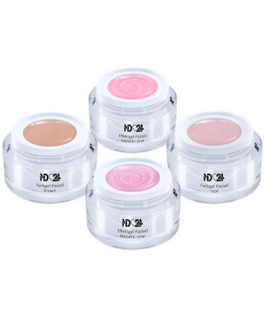 Nofilter Collection Set - Color Effect Gel for Gel Nails - Made in Germany (4 x 5ml) - International Shipping Available - Buy Online on GoSupps.com