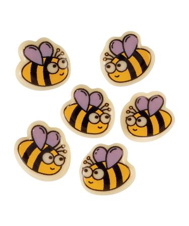 G nthart 180 pieces small bees made of white chocolate Chocolate toppers suitable for cakes and cupcakes