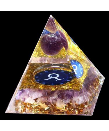 XIANNVXI Taurus Tower Healing Crystals Tower Amethyst Crystal Tower for Positve Energy Taurus Gifts for Women Men Orgone Tower Spiritual Gifts for Healing Meditation Reki Bring Luck H - Taurus