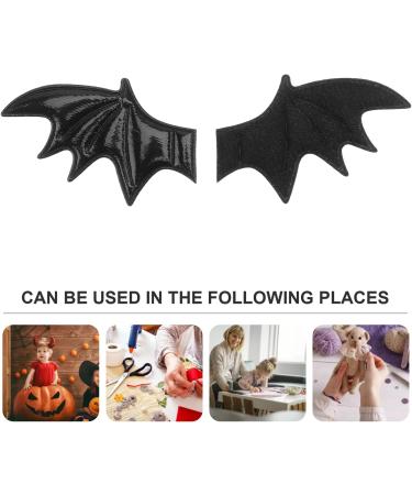 Uonlytech 10Pairs Halloween Bat Hair Clips Devil Wing Hair Barrettes Bat Wings Hair Barrettes for Halloween Parties - Buy Online on GoSupps.com