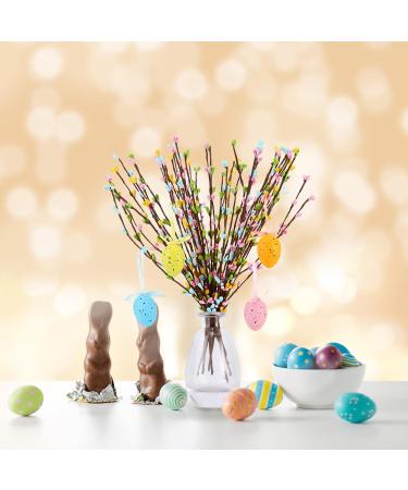 Set of 6 Artificial Pastel Pip Berry Sprays - Easter Floral Picks for Spring Crafts & Decor - Buy Online on GoSupps.com