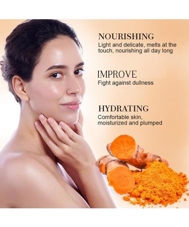 Turmeric Face Cream Anti Aging Face Moisturizer For Radiant&Glowing Skin Dark Spot Corrector Remover For Face-Natural Turmeric Cream Skin Care Erase Fine Lines Firming (2 Cream) - Buy Online on GoSupps.com