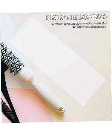 Palette Transparente de Coloration Capillaire Planche M ches sans Dent Outil de Teinture Cheveux Salon Coiffure Professionnelle - Buy Online on GoSupps.com