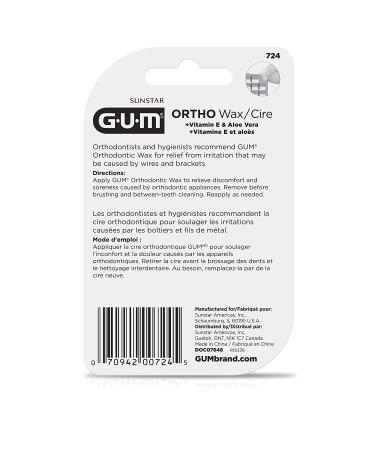 Buy GUM Orthodontic Wax Mint - Pack of 12 | Premium Dental Care for Braces | Fast International Shipping - Buy Online on GoSupps.com