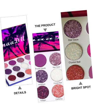 FOMIYES 1 Box Eyeshadow Palette Glitter Eye Shadow Eye Shadow Palettes Cosmetics Palette Flash Supplies Miss 1 count (Pack of 1) Colorful - Buy Online on GoSupps.com