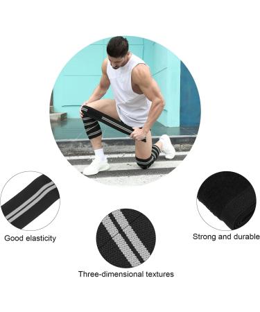 Buy Elastic Sports Knee Brace for Gym & Weightlifting - Black & Gray - Optimal Support for Cross Training - Buy Online on GoSupps.com