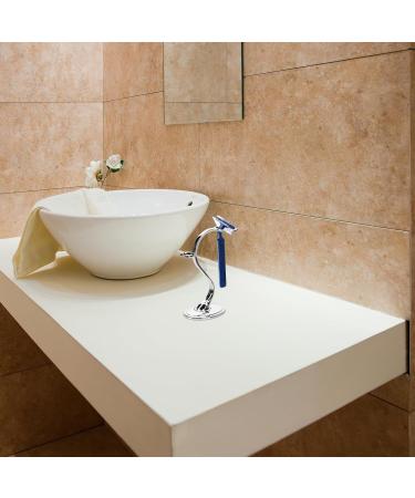 Fomiyes Shaver Holder & Stand Metal Razor Stand for Electric Shaving Durable Zinc Cleaning Tool - Buy Online on GoSupps.com
