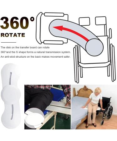 ZXSYYYDS Curved Sliding Transfer Board - Best Transfer Aid for Seniors & Disabled | International Shipping Available - Buy Online on GoSupps.com