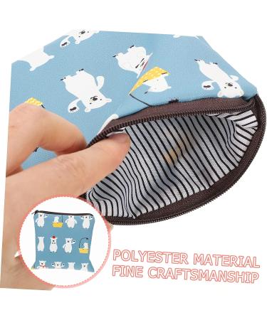 Healifty 6 Pcs Napkin Storage Bag Lipstick Holder Shaving Bag Mini Wallet Children's Coin Purse Period Pouch Women's Accessory Tampon Holder Organizer - Assorted Colors (2pcs) - 13X13CM - Buy Online on GoSupps.com