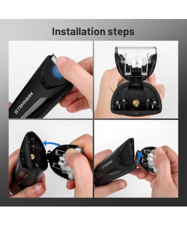 Body Hair Trimmer for Men - Electric Groin Trimmer with Wide Ceramic Blade Waterproof & Cordless Type-C Charging - 120 Mins Use - Buy Online on GoSupps.com