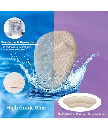 Metatarsal Pads for Women - Heel Inserts to Reduce Foot Pain & Prevent Sliding - Comfortable Shoe Inserts (Pale Apricot - Buy Online on GoSupps.com