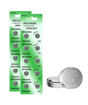 SKOANBE SR936SW 394 1.55V Watch Battery(20-Pack)