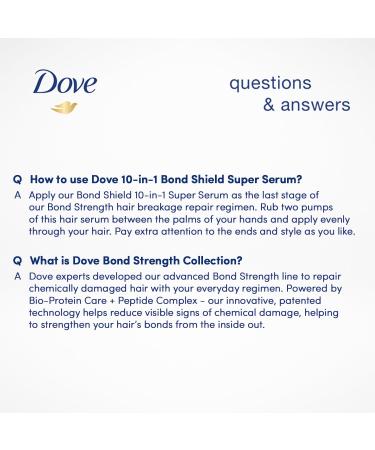 Dove Bond Strength Shampoo & Conditioner Set | Daily Strengthening Treatment for Dry Damaged Hair | 12 Oz Each | Shop Now - Buy Online on GoSupps.com