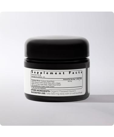 Blisque - Natural Himalayan Organic Shilajit Resin Supplement | for Mood Support | with Organic Mucuna Pruriens and Holy Basil | Authentic and Natural | 60 Grams - Buy Online on GoSupps.com