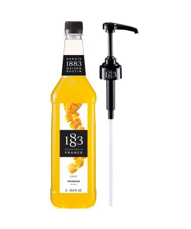 Routin 1883 Premium Mango Syrup (Plastic Bottle) 1L + Pump