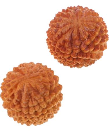FRCOLOR 10 STK Durian-Shaped Hand Massage Balls | Wooden Acupuncture Massage Device | Yoga Body Fitness Roller - Buy Online on GoSupps.com