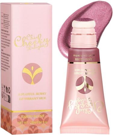 Velvet Liquid Blush Long-Lasting Face Blusher Non-Greasy Face Nourishing Contouring Blush Rouge for Shopping Working Home Dating Traveling Dtt 06 - Buy Online on GoSupps.com