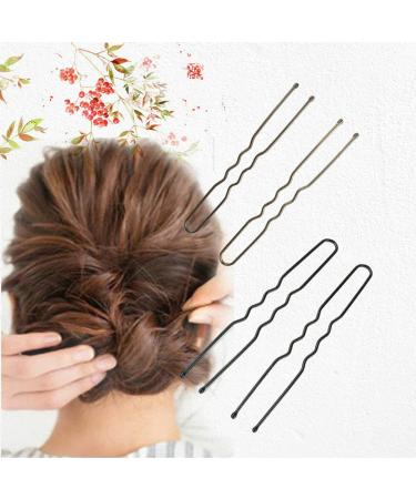 200Pcs 6cm U Shaped Hair Pins with Storage Box - Black (Brown and Black U Pins) - Buy Online on GoSupps.com