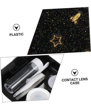 Partykindom Contact Lens Case - Travel Holder & Applicator for Colored Lenses | Eye Care Set - 7x7x2.5cm - Buy Online on GoSupps.com