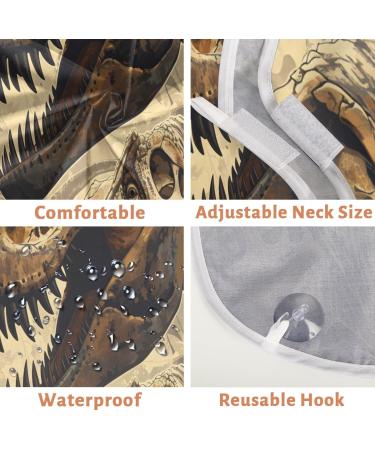 Beard Bib Apron - Dinosaur Skeleton Beard Hair Catcher for Men | Perfect Father s Day & Christmas Gift for Dad & Husband - Buy Online on GoSupps.com