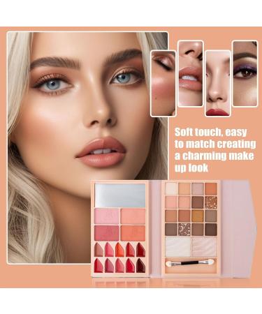  Yaztauho Eyeshadow palette cream contour and highlighter palette - Long-lasting eyeshadow palette | Multifunctional makeup eyeshadow for women small - Buy Online on GoSupps.com