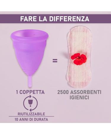 Bibrad Menstrual Cup Set - 2 Sizes L Sterilizer & Cotton Bag | 100% Soft Medical Silicone | Washable & Reusable - Buy Online on GoSupps.com