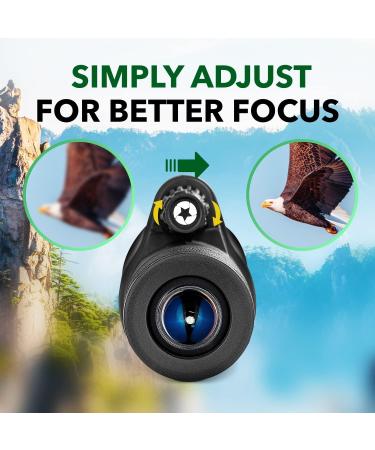 STARSCOPE Monocular G3 - Long-Range 10x42 High Powered Monocular | Small Monocular for Bird Watching  Hunting  Sports  and More | Monoculars for Adults with BAK4 Prism and Wide Field of View - Buy Online on GoSupps.com