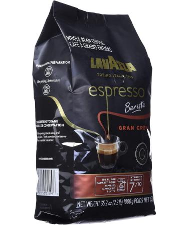 Lavazza Crema E Gusto Whole Bean 1 Kilogram & Espresso Gran Crema Beans 1000gm(Packaging May Vary) Gusto Whole Bean + Gran Crema Beans - Buy Online on GoSupps.com