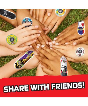 Tech Deck Kids Adhesive Bandages 100 ct - Children's Wearable Antibacterial Bandages for Cuts, Scrapes, Burns - Easter Basket Stuffer for Kids & Toddlers - Buy Online on GoSupps.com