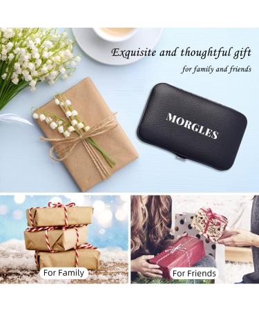 MORGLES Tweezer Set with Nail Clippers - Professional 9 Pack Kit for Women and Men with Leather Travel Case - Buy Online on GoSupps.com