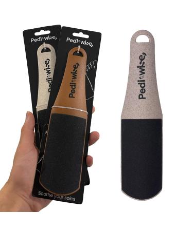 PEDI-WISE Double Sided Foot File - Extra Large Professional Foot Rasp for Hard Skin Removal - Concave/Convex Shape for Maximum Efficiency - Recommended by Podiatrists Stone 1.0 - Buy Online on GoSupps.com