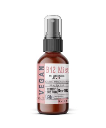 GIVOL Vegan Vitamin B12 Liquid Mist Organic 5 000mcg Methylcobalamin