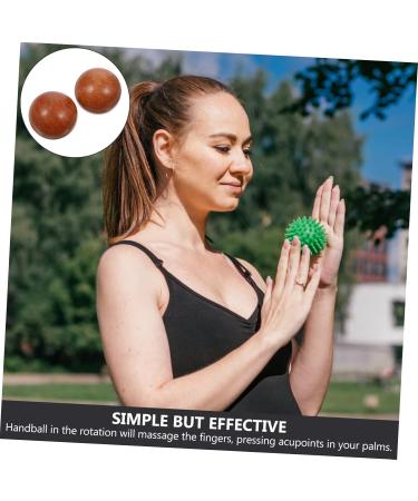 Shop Sosoport 2-Piece Red Rosewood Massage Balls - Deep Tissue Muscle Relief & Stress Relief | International Shipping - Buy Online on GoSupps.com