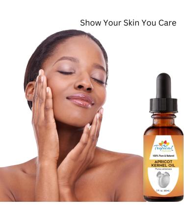 100% Pure Organic Apricot Kernel Oil - Cold-Pressed 2 oz from Turkey | Ideal for Massage Skincare Hair & Aromatherapy - Buy Online on GoSupps.com