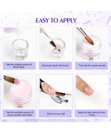 Morovan Acrylic Nail Kit 124 IN 1 - 78 Colors Glitter Powder, Nail Tool Set for Extension - Beginner Friendly - Buy Online on GoSupps.com