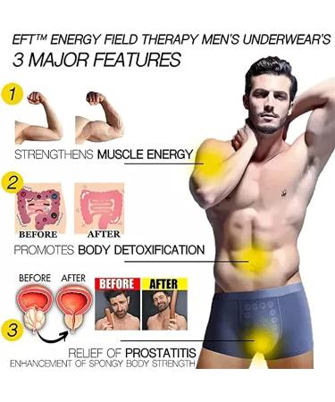 Sohefa Mageft Energy Field Therapy Men Pants - Purple/Red, X-Large (2/3/6PCS) - Buy Online on GoSupps.com