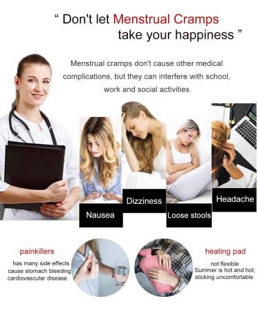 Natural Drug-Free Menstrual Cramps Treatment Device | Period Pain Relief Equipment in Blue-Green - Buy Online on GoSupps.com