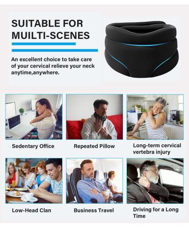 Neck Brace for Snoring & Pain Relief | Cervicorrect Soft Foam Cervical Collar by Healthy Lab Co - Comfortable Neck Support for Sleeping & Vertebrae Stability - Buy Online on GoSupps.com