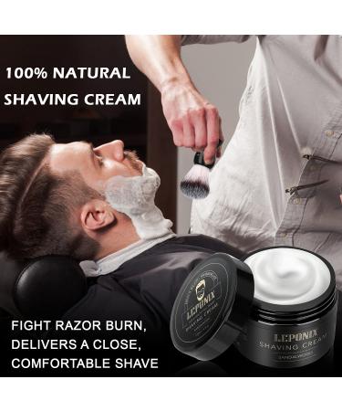 Sandalwood Shaving Kit for Men - Cream, Lotion & Oil | Complete Shave Set for Men | Fights Nicks, Cuts & Razor Burn | Gift Set for Him - Buy Online on GoSupps.com