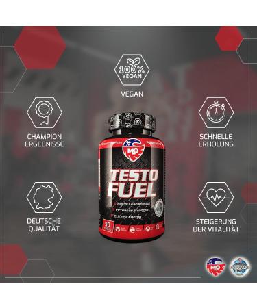 Buy Mlo Testo Fuel - Premium Testosterone Booster Tablets | Muscle Building Vegan Gluten-Free 90 Tablets - Buy Online on GoSupps.com
