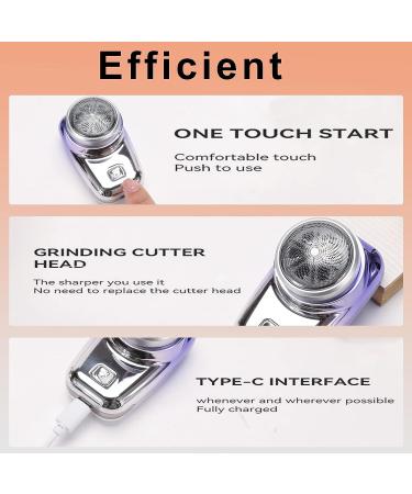 2023 Mini-Shave Portable Foil Shaver - Electric Razor for Men | USB Rechargeable Pocket Size Washable Razor | Easy to Use Travel Electric Shaver - Blue - Buy Online on GoSupps.com