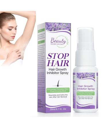Spray inhibiteur de croissance des cheveux Ralentit la repousse du corps du visage des bras des aisselles et des jambes apr s l' pilation la cire