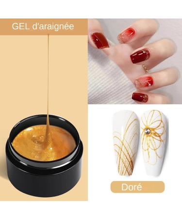 Gel - Thread Drawing Fine Line Painting | High Pigment Gel for Unique Nail Effects Compact Lined Bottle for Easy Grip Ideal for Nail Art - Buy Online on GoSupps.com