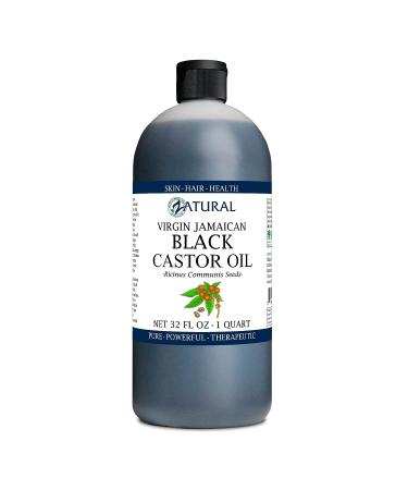 Zatural 100% Pure Jamaican Black Castor Oil - 32oz Bottle - Buy Online on GoSupps.com