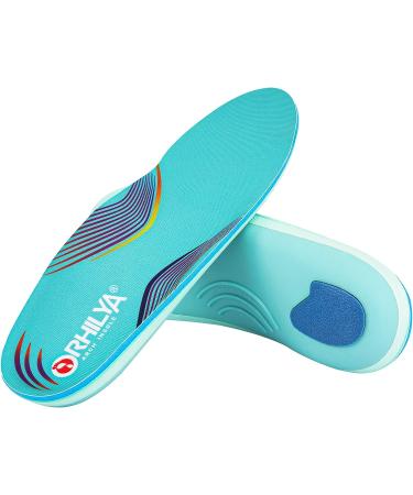 ORHILYA Plantar Fasciitis Pain Relief Orthotic Insoles - Men Arch Support & Women Heel Spur Pad - Orthopedic Sole for Flat Feet & Pronation - Athletic Cushion Inserts - Size MEN (7-7 1/2) | WOMEN (9-9 1/2) - Buy Online on GoSupps.com