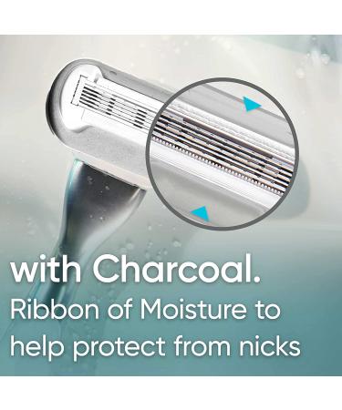 Gillette Venus Extra Smooth Charcoal Women's Razor Blade Refills - 6 Count - Buy Online on GoSupps.com